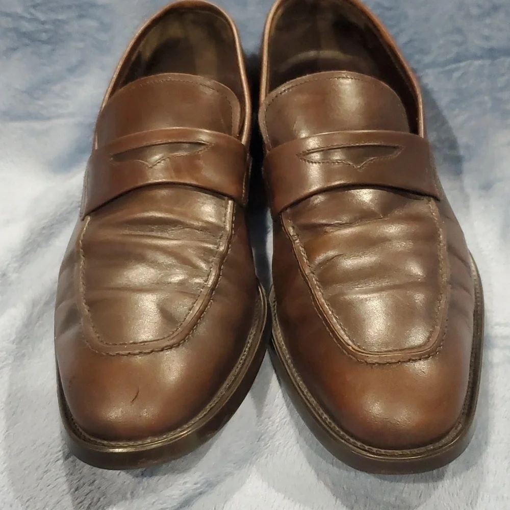 Salvatore Ferragamo brown vintage loafer
